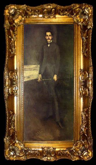framed  James Abbott Mcneill Whistler George W Vanderbilt, ta009-2